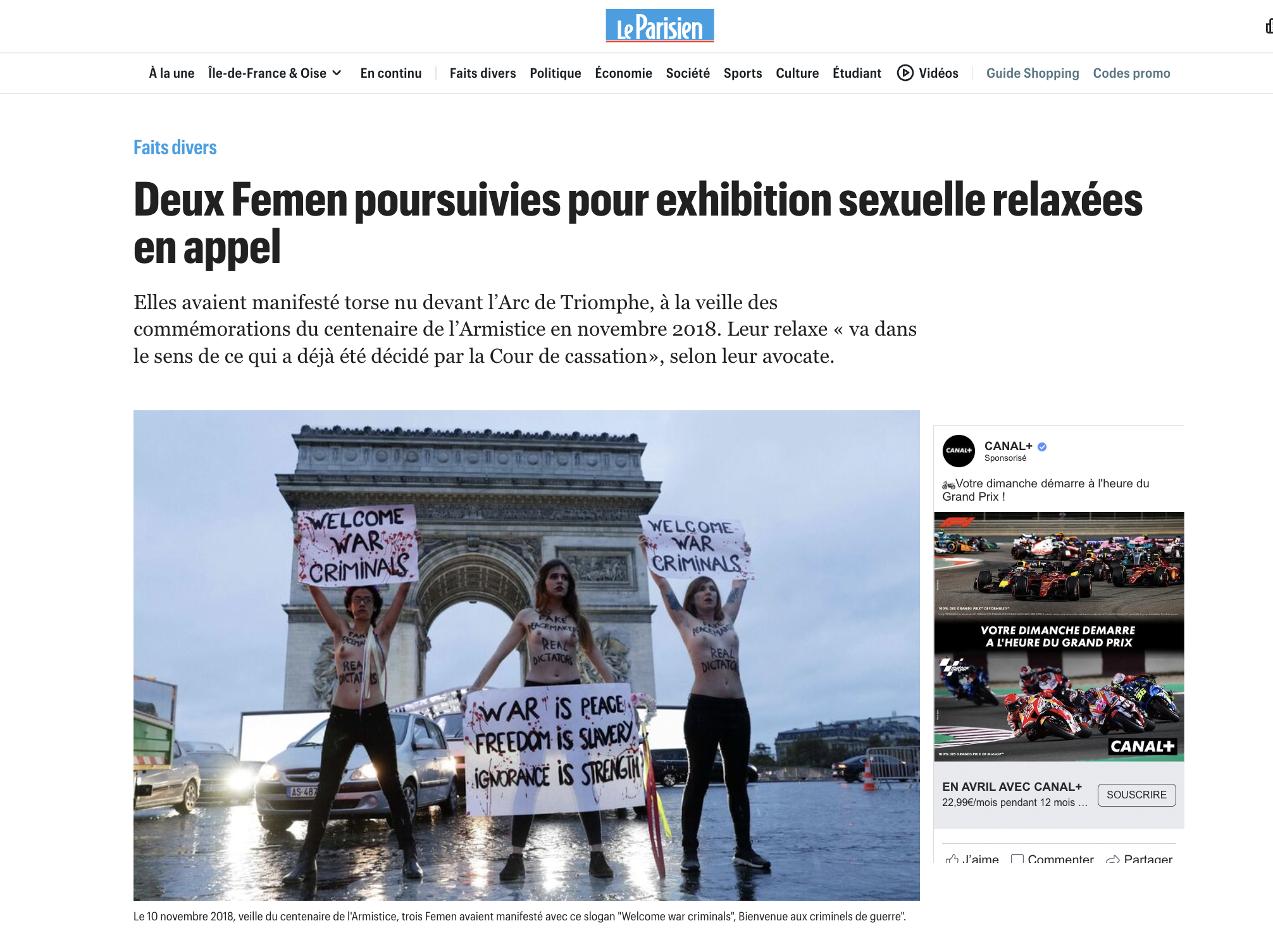 Article Parisien